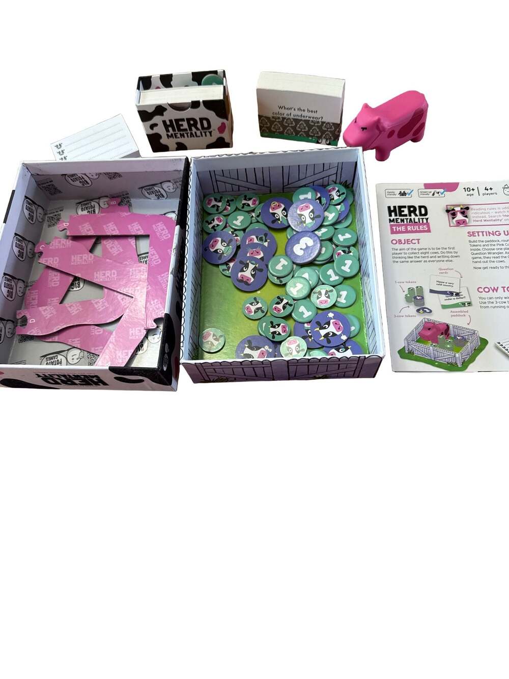 Big Potato Games Herd Mentality Party Game with 20 Bonus Questions - Picture 3 of 3